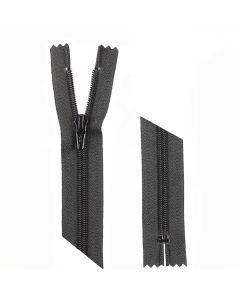 YKK Kenkäketju Muovi 6mm Musta