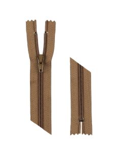 YKK Kenkäketju Muovi 6mm K.ruskea