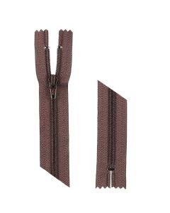 YKK Kenkäketju Muovi 6mm T.ruskea