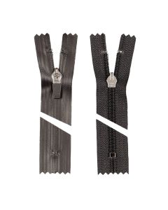 YKK Monoketju Roiskesuojattu 6mm Musta