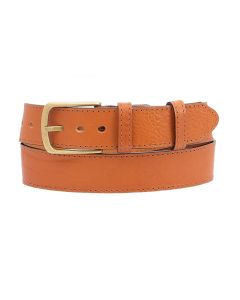 NK1917 Leather belt 9140RA Cognac