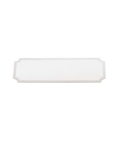 Palkintolaatta 25 x 62mm Alum hopea