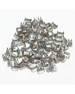 Metalliket. alastoppari 6mm Nkl (100kpl)