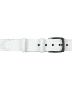 NK1917 Leather belt 7135VB 105cm White